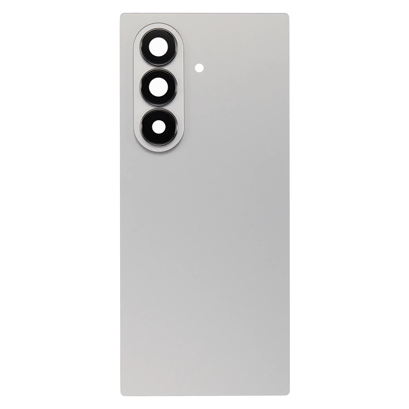 Back Cover With Camera Lens Compatible for Samsung Galaxy Z Fold 7 5G (F966) - Silver Shadow